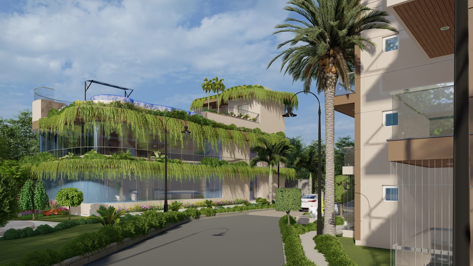 Club house — Artist's impression of Sri Krishna Vilas, Varanasi