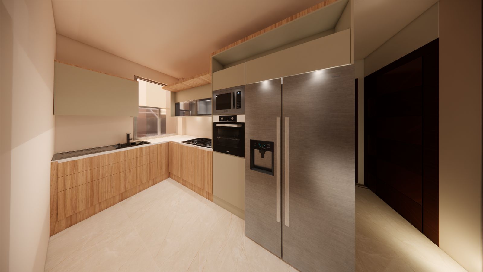 Interior — Artist's impression of Sri Krishna Vilas, Varanasi