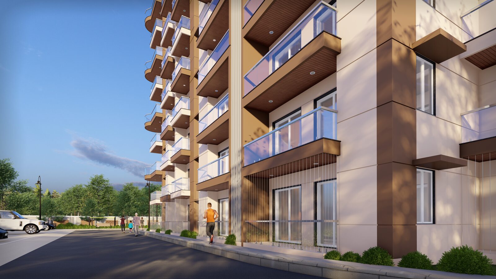 Jogging track — Artist's impression of Sri Krishna Vilas, Varanasi